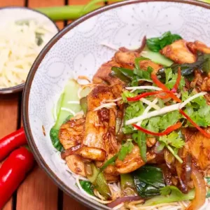 Chicken Nudeln Bowl 雞肉麵戳碗