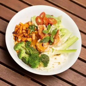 Curry Prawns Poke Bowl