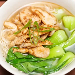 Chicken Protein Noodle Soup Bowl